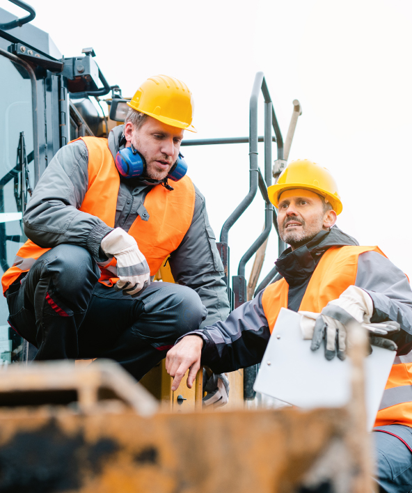 Construction workers.